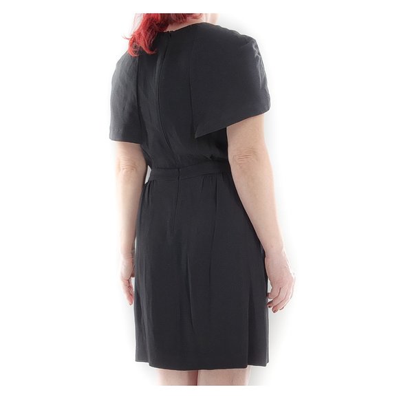 SANDRO Sleeveless Cape Shirt Dress - Picture 2 of 8